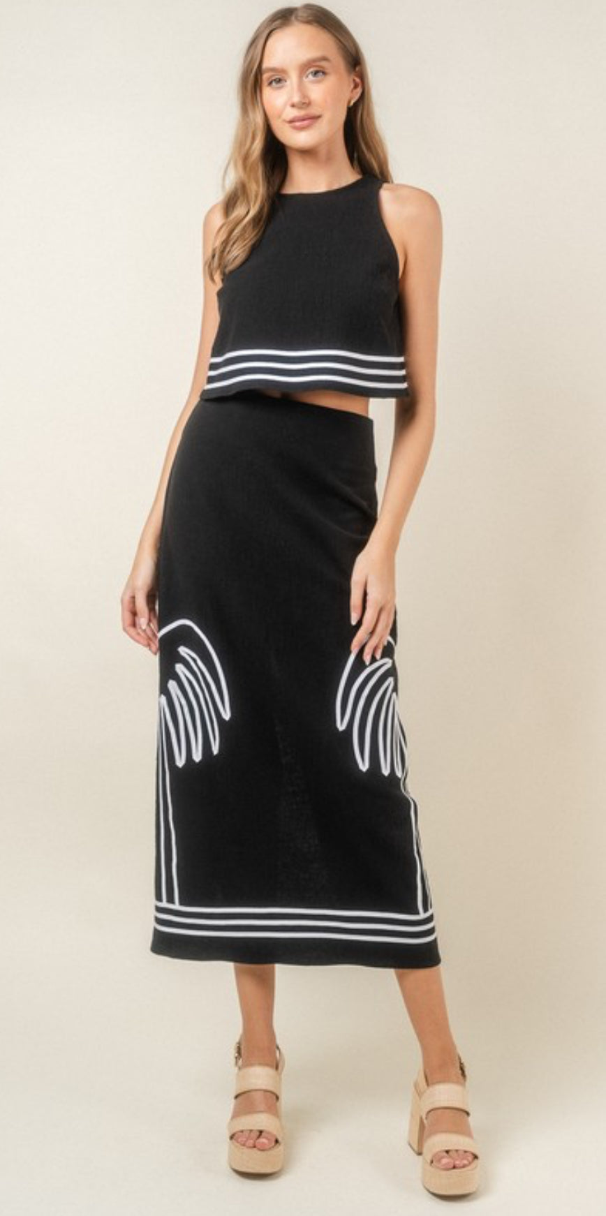 Palmera Skirt Set
