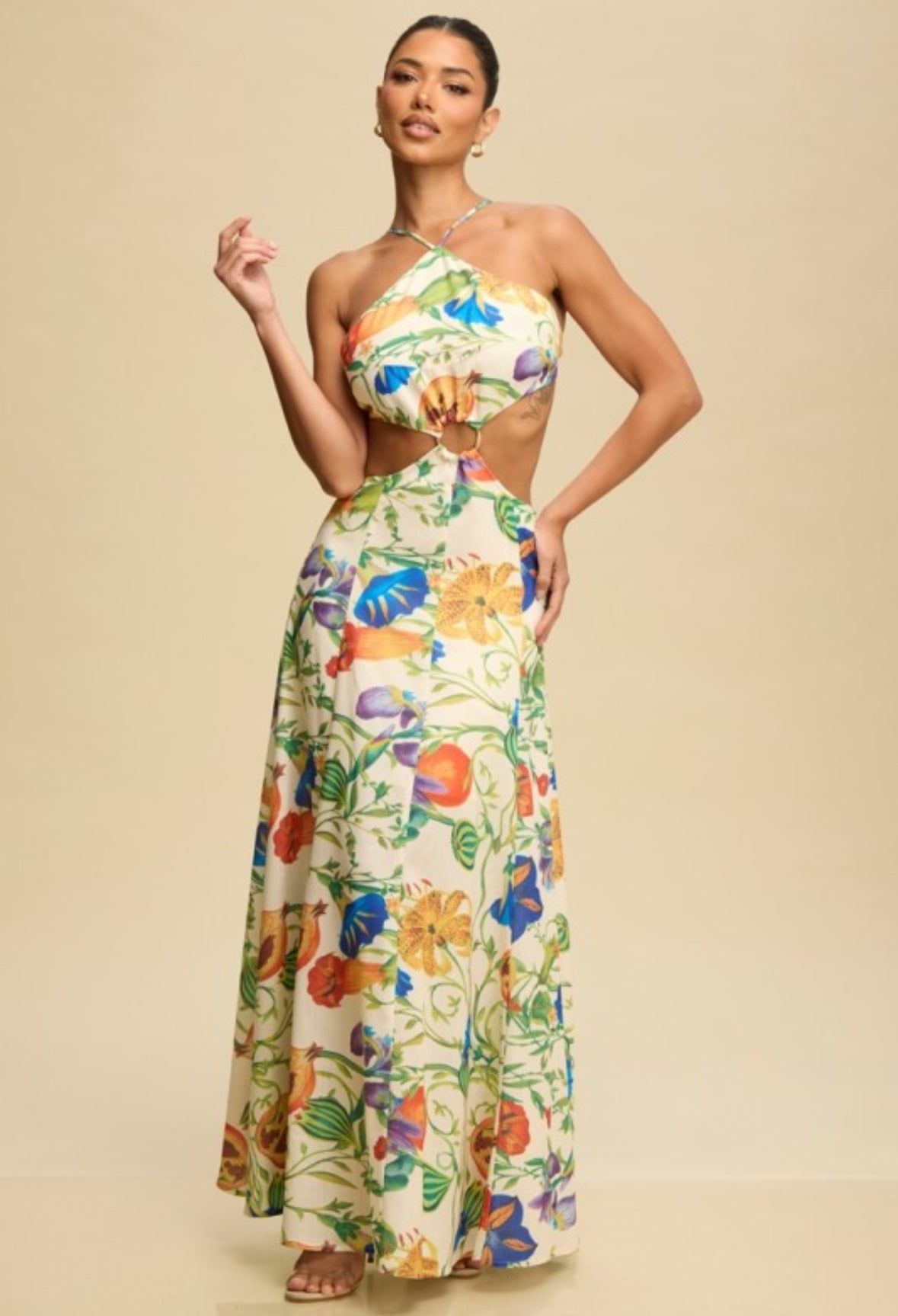 Loira Cutout Maxi Dress