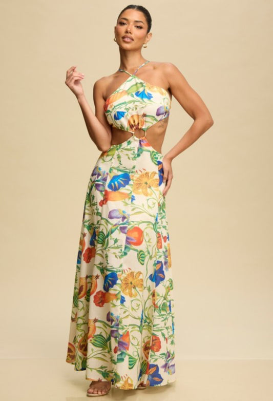 Loira Cutout Maxi Dress
