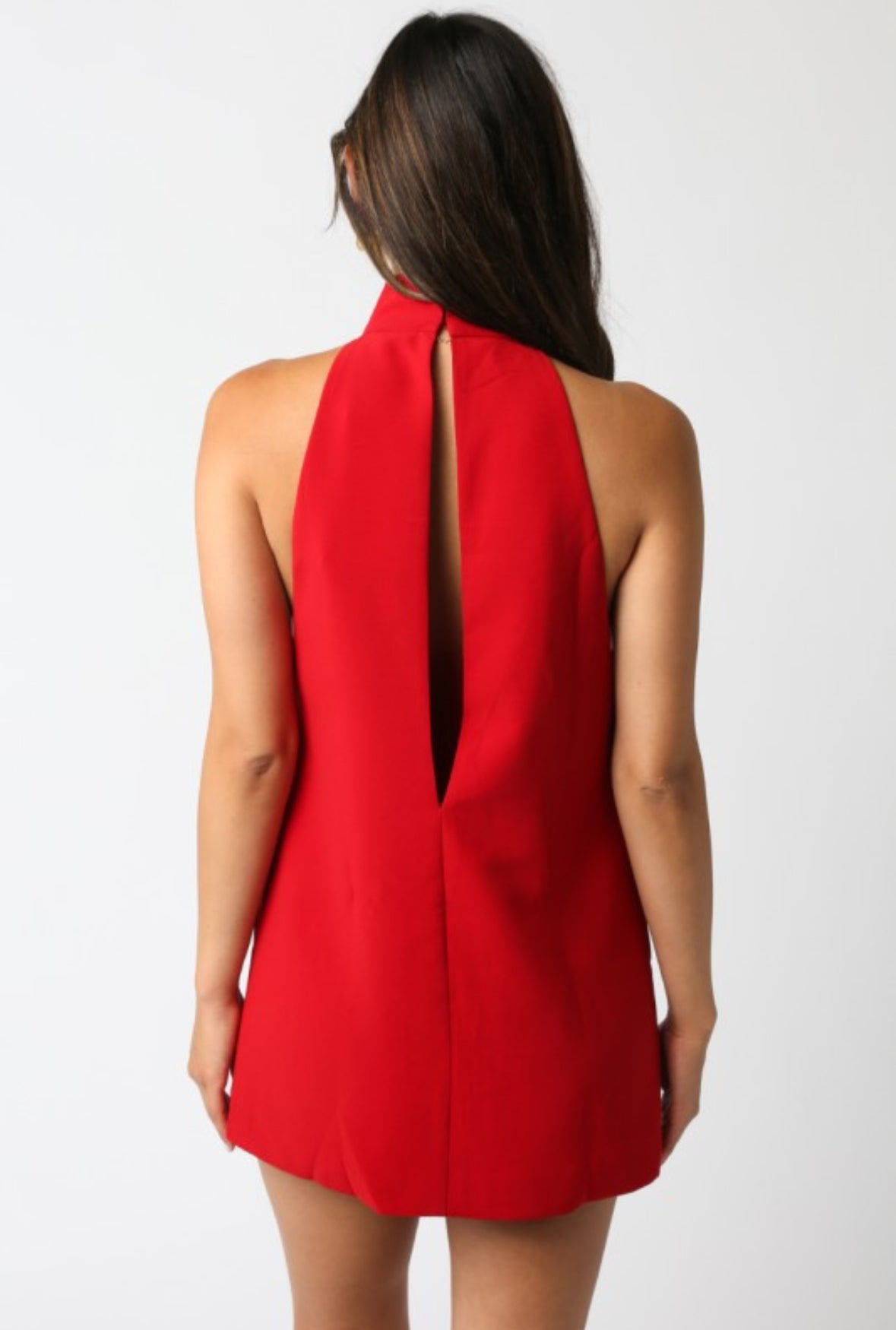 Grace Red Mini Dress