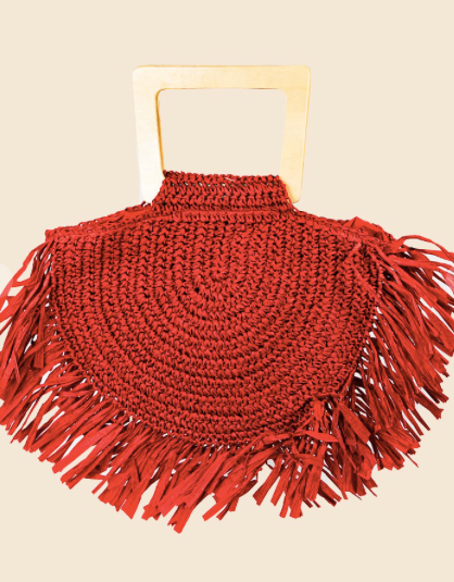 Scarlett Straw Bag