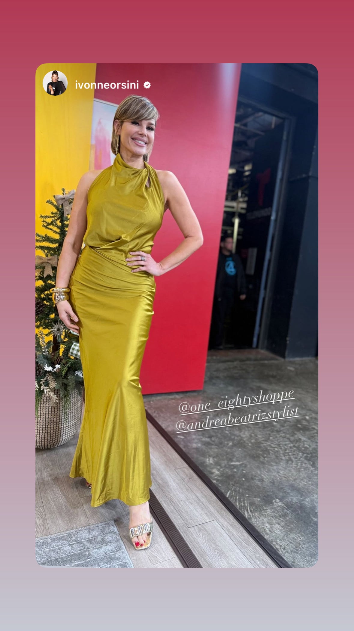 Moss Silk Maxi Dress