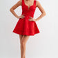 Lorena Red Mini Dress