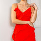 CAMILLA RUFFLE MINI DRESS