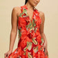 Aurora Ruffle Mini Dress