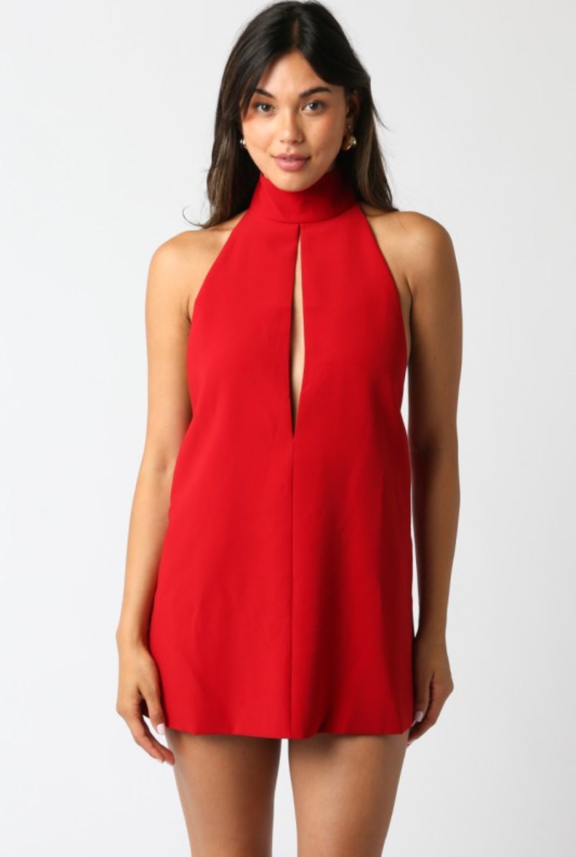 Grace Red Mini Dress