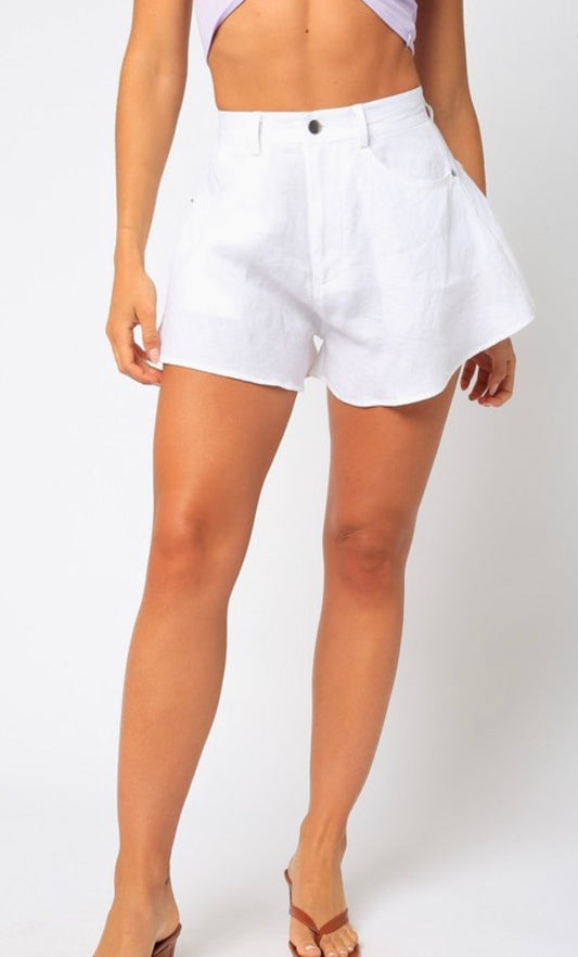 LINEN SHORTS