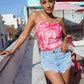 RHINESTONE STRAP CAMI