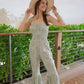 LEOPARD GREEN JUMPSUIT