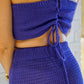 Purple Laced Crochet Set