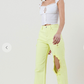 VIBRANT LIME JEAN