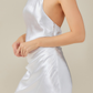 Halter Silk Dress